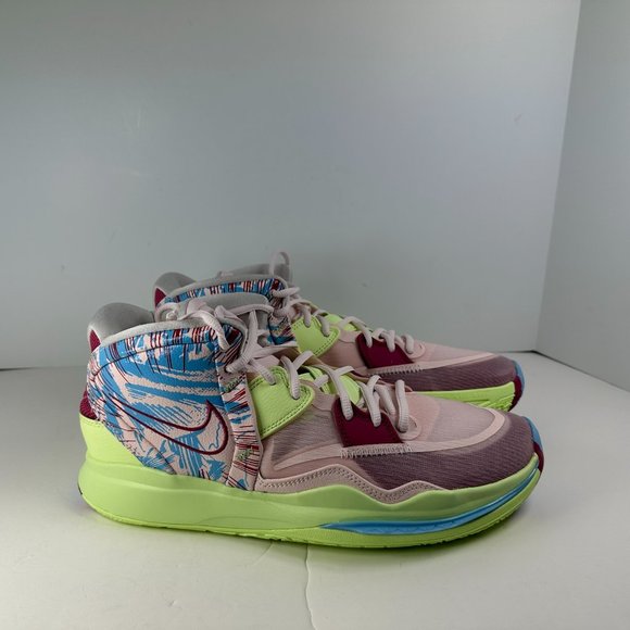 Nike Kyrie Infinity "1 World 1 People" Mens Size 12 Pink Volt Blue CZ0204-600 - Picture 10 of 11